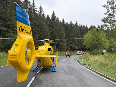 Jihočeští letečtí záchranáři zasahovali v Rakousku: Rychlá pomoc bez ohledu na hranice